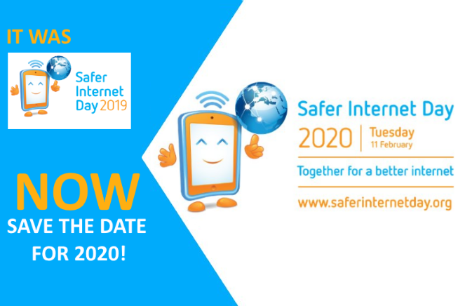 Safer Internet Day-Logo welches auf den Safer Internet Day 2020 hinweist