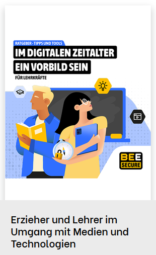 Hier klicken um den Ratgeber "Im digitalen Zeitalter ein Vorbild sein" zu öffnen